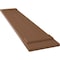 Ekena Millwork True Fit PVC, Two Board Joined Board-n-Batten Shutters, Burnt Toffee, 10 3/4W x 53H, PR TFP101BBF11X053BT - alternate 10