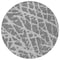 Homeroots 8' Round Charcoal Round Abstract Washable Non Skid Indoor Outdoor Area Rug 559258 - alternate 7