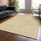 Homeroots 3' X 5' Wheat And Ivory Geometric Washable Indoor Outdoor Area Rug 600786 - alternate 4