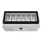Koolmore 45 in. 6-Pan Countertop Ice Cream Display Freezer with Glass Top in Stainless-Steel KM-CGD-6P45 - alternate 2