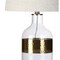 Jonathan Y Stevens 25.5" Glass LED Table Lamp, Clear/Brass JYL4001A - alternate 4