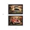 Homeroots Set Of Two Vintage Trucks Black Framed Print Wall Art, 2PK 405698 - alternate 3