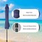Simple Deluxe 9' Solar Umbrella 32 LED Lighted Patio Umbrella Table Market Umbrella with Push Button Tilt/Crank O LGBRLA9LEDDBL - alternate 6