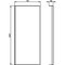 Siemens ALPHA 630/1250 DIN masking frame for recessed mounting of stays H = 1800 mm 8GK9913-0KK30 - alternate 2