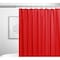 Homeroots 72" Red Vinyl Shower Curtain Liner 548967 - alternate 3