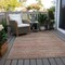 Homeroots 5' X 8' Brown And Copper Abstract Washable Indoor Outdoor Area Rug 618281 - alternate 6
