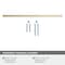 Amerock Monument 12-5/8 inch 320mm Center-to-Center Golden Champagne Cabinet Pull BP36911BBZ - alternate 3