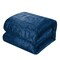 Homeroots Navy Blue Queen Polyester 180 Thread Count Washable Down Comforter Set 528994 - alternate 4