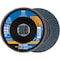 Pferd 4-1/2'' X-LOCK POLIFAN Flap Disc - Z PSF STEELOX, Zirconia, 80 Grit, Conical 60763 - alternate 1