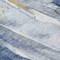 Homeroots 8' Blue Gold And Ivory Round Abstract Washable Indoor Outdoor Area Rug 617427 - alternate 3
