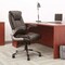 Office Star Products FL Series Faux Leather Mid Back Mgrs Chair, Cocoa FLH24981-U1 - alternate 3