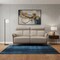 Homeroots 73" Light Gray Leather Reclining USB Sofa 719571 - alternate 5
