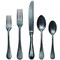 Mepra Epoque Pewter Black Gold Flatware  Set - 5 Pcs. 106822005PON - alternate 1