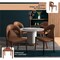 Leisuremod Solace Series Modern Dining Chair in Brown SC49BR - alternate 9