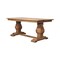 Homeroots 71" Brown Solid Wood Double Pedestal Base Dining Table 719513 - alternate 7