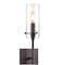 Jonathan Y Cato 4.5" 1-Light Bohemian Farmhouse Iron/Glass LED Vanity, Oil Rubbed Bronze/Clear JYL7805A - alternate 4