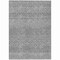 Homeroots 8' X 10' Gray And Silver Chevron Washable Indoor Outdoor Area Rug 612265 - alternate 5