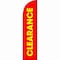 Showdown Displays 13 Ft  Premium Blade Sail Sign Double-Sided Graphic - Clearance Red 908122-006 - alternate 2