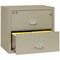 Fireking 2 Drawer, 1 Hr Fire & Impact Rated, 31" Wide Lateral Pewter 2-3122-CPE - alternate 3