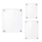 Azar Displays Floating Gallery Wall Frame Set, 1 Silver Standoff Hardware, 8 x 10, 11 x 14 & 16 x 20, 3-Piece Set 105722-SLV - alternate 1