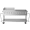 Koolmore 72 in. Commercial Outdoor Propane Gas Grill with 36 in. Griddle in Stainless-Steel, ETL Listed CGKIT7-G36 - alternate 7