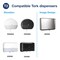 Tork Jumbo Core, 1 Ply, Continuous Sheets, White, 12 PK 12013903 - alternate 7