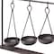 Homeroots 19" Charcoal Metal Vintage Spice Rack Tabletop Sculpture 392512 - alternate 7