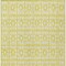 Homeroots 10' X 14' Yellow And Ivory Geometric Washable Indoor Outdoor Area Rug 613818 - alternate 7