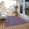 Homeroots 8' X 10' Purple and Green Floral Washable Non Skid Indoor Outdoor Area Rug 564362 - alternate 9