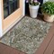 Homeroots 3' X 5' Brown Beige And Tan Abstract Washable Indoor Outdoor Area Rug 588450 - alternate 1