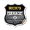 Signmission Rick's Garage I Can Fix Everything But Stupid, 12 Inch X 12 Inch, Vinyl Decal SHI-D-12-490-RICK - alternate 1