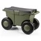 Pure Garden Rolling Garden Cart w/ Seat Plastic Storage w/ Bench & Interior Tool Tray Gardening Stool 50-LG1502 - alternate 1
