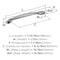 Amerock Intertwine 6-5/16 inch (160mm) Center-to-Center Polished Chrome Cabinet Pull, 10PK 10VMP2117426 - alternate 2