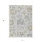 Homeroots 5' X 8' Silver Gray And Gold Floral Washable Indoor Outdoor Area Rug 589501 - alternate 7