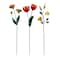 Alpine Assorted Metal 51 in. H X 8 in. L X 3 in. W Flower Outdoor Garden Stake IPS502A - alternate 1