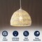 Jonathan Y Campana 10.25" 1-Light Bohemian Modern Woven Rope/Iron LED Pendant, Cream JYL6513C - alternate 8