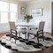 Homeroots 8' Black Ivory And Beige Round Geometric Washable Indoor Outdoor Area Rug 597874 - alternate 7