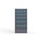 Strong Hold 6 drawer cabinet - (2x 6ft, 1x 7ft, 1x 8ft, 1x 9ft, 1x 12ft) - Blue accents - Keyed Alike S3060-PPAAS-0603FS - alternate 1