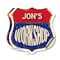 Signmission Jon's Workshop, 4 inch X 4 inch, Vinyl Decal, 2PK SHI-D-2PACK-4-489-JON - alternate 1