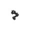 Flair-It PEXLOCK Reducing Pipe Elbow, 3/4 x 1/2 in, 90 deg Angle, Black, 100 psi Pressure 30805 - alternate 1