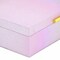 Homeroots Set of Two Pink And Gold Faux Shagreen Nesting Storage Boxes With Lids, 2PK 712933 - alternate 6