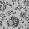Homeroots 9' X 12' Gray Charcoal And Silver Floral Washable Indoor Outdoor Area Rug 589474 - alternate 7
