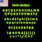 Aacc Self-Adhesive Vinyl Letter: l, Scale: 7 in. Color: Hi-Viz-Green Font: Anders by, 12PK AACC-Anders-ll-Hi-Viz-Green-I7x12 - alternate 2