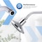 Supplygiant Shower Arm 6 in Stainless Steel Wall Mounted Shower Arm, 1/2 in Threaded IPS, Chrome Plated Finish 74-TB8-D - alternate 6