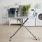 Basicwise Set of 2 Plastic Laundry Baskets with Handles Large & Small Ventilated Hampers, Grey QI003857GY.2 - alternate 4