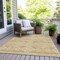 Homeroots 8' X 10' Gold And Ivory Southwestern Washable Indoor Outdoor Area Rug 593681 - alternate 3