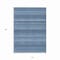 Homeroots 10' X 14' Denim Blue And Sky Blue Striped Washable Indoor Outdoor Area Rug 610587 - alternate 7