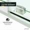 Anzzi 48in x 76in Frameless Shower Door with Sliding in Brushed Nickel with Tsunami Tempered Clear Glass SD-FRLS06101BN - alternate 9