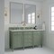 James Martin Vanities Brittany 60'' D Vanity, Smokey Celadon w/ Victorian Sil Top w/FreePower Wireless Charger 650-V60D-SC-FVSL - alternate 7