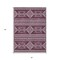 Homeroots 5' X 8' Eggplant And Ivory Southwestern Washable Indoor Outdoor Area Rug 593667 - alternate 6